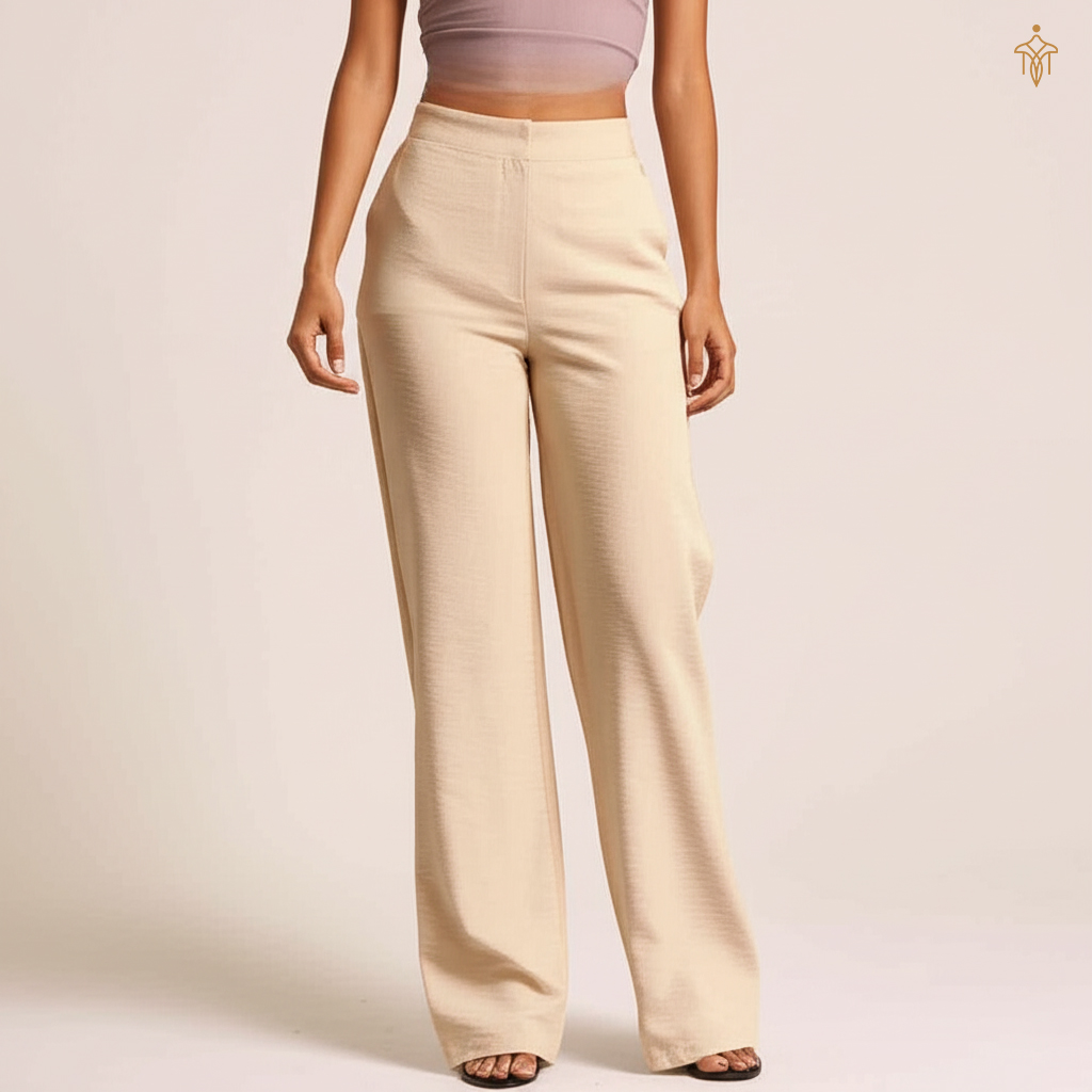 شلوار زنانه راسته مد روز برای استایل مینیمال و شیک – Minimal Chic Women's Straight Leg Pants Sophia Roy