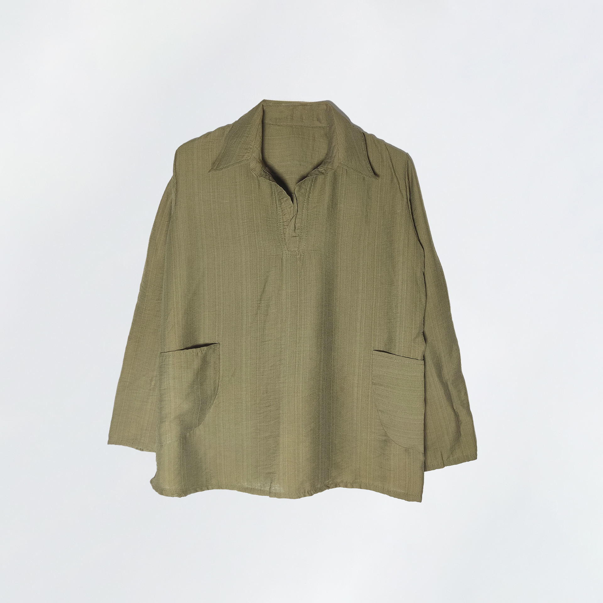 شومیز زنانه کلاسیک آستین بلند یقه برگردان برند Roy مدل آروشا – Classic women's blouse Roy Arosha